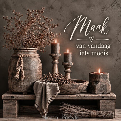 Muurbord hout 30x30