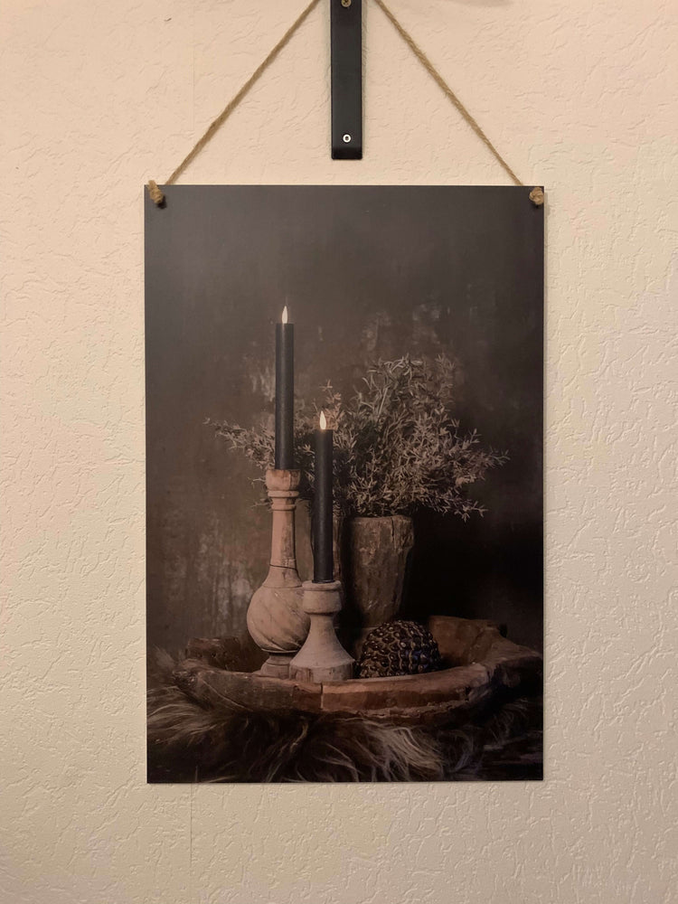 Wandbordjes met touw - landelijke woonaccessoires