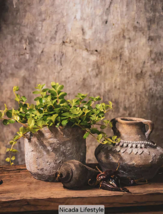 Doek in houten lijst